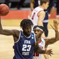 If Friday was Neemias Queta's final game at Utah State, he showed in what ways he's ready for the NBA