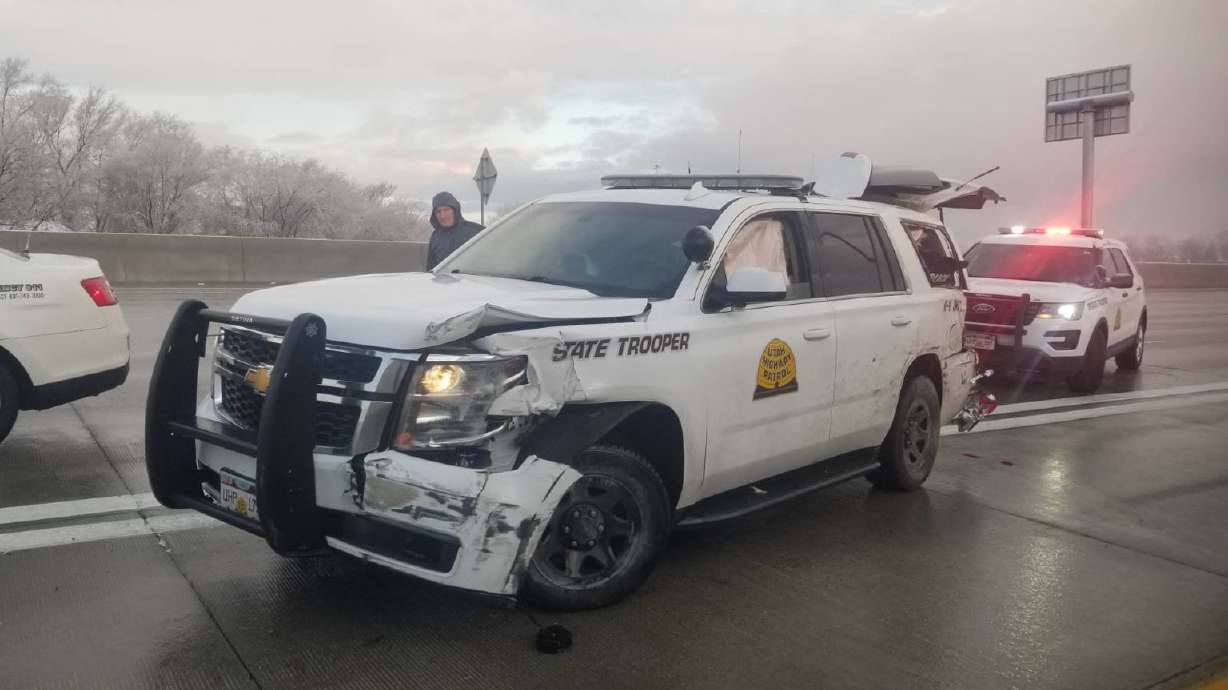 UHP urges caution as Utahns wake to treacherous roads