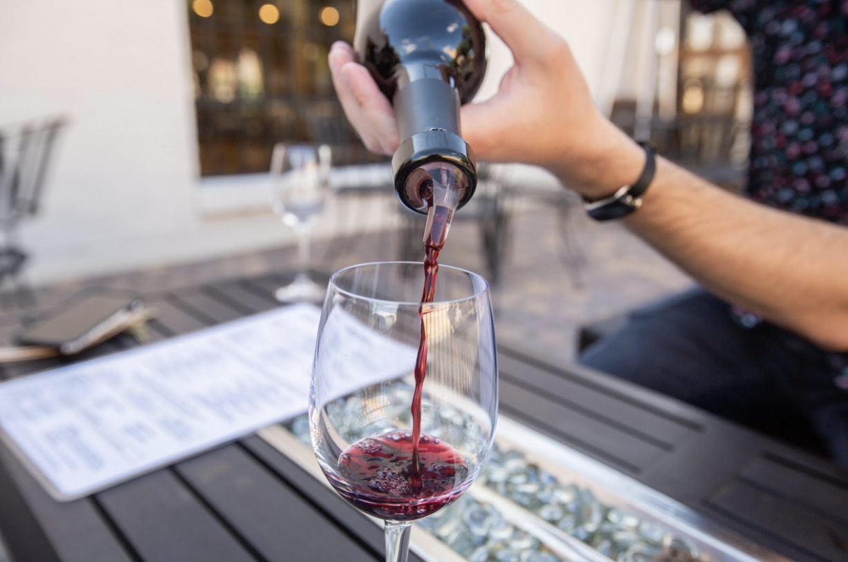 The perfect pour at IG Winery in Downtown Cedar City.