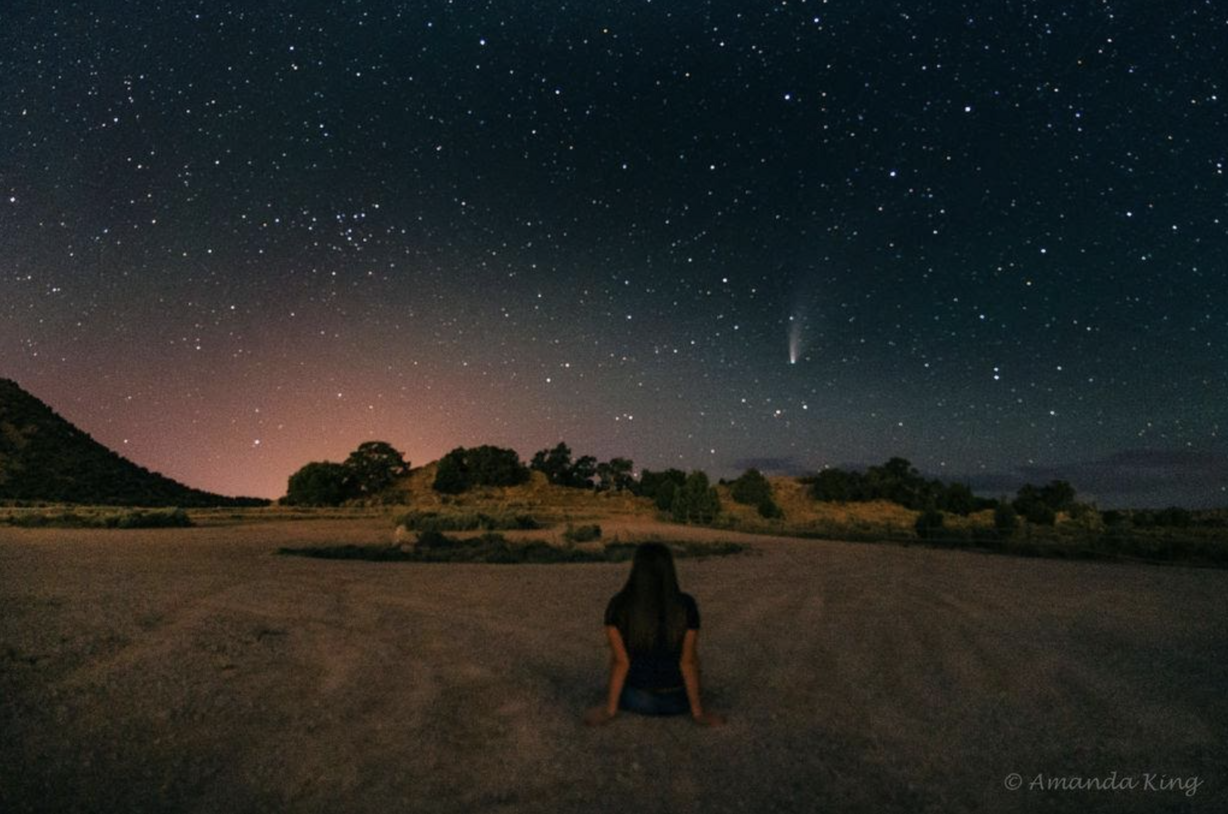 Stargazing at Three Peaks Recreation Area.