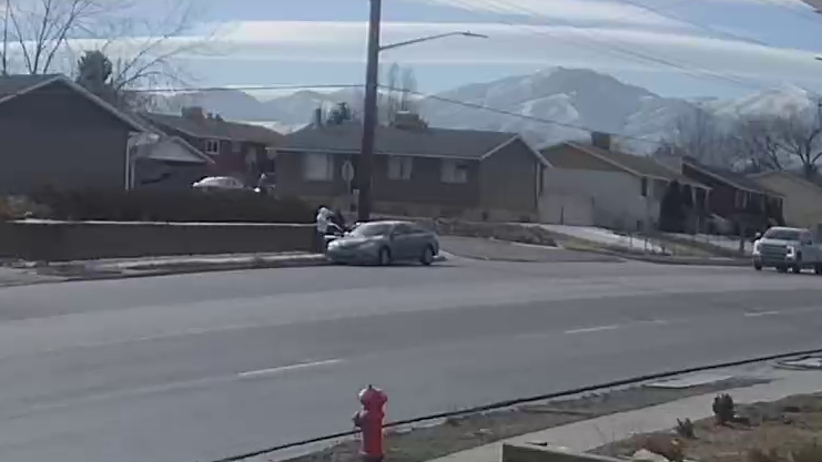 Police are searching for an around 2010 model green, four-door Toyota Camry, as well as a Hispanic man who was wearing a white sweatshirt, in connection with the disappearance of Conzuelo "Nicole" Solorio-Romero, who they say was forcibly taken from her Kearns home on Saturday, Feb. 6, 2021.