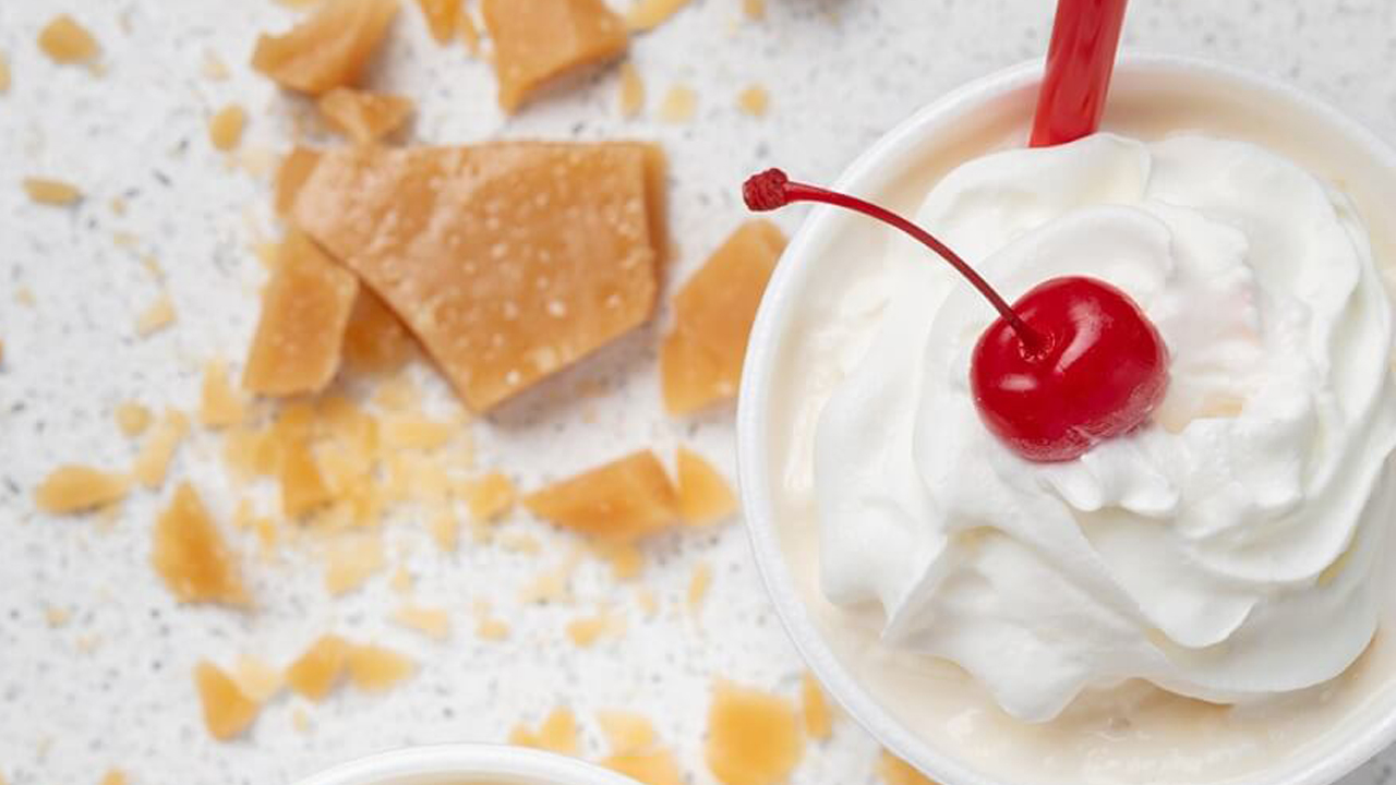 Salt Lake City Customers: Bring in spring by trying the new Chick-fil-A® Butterscotch Crumble Milkshake