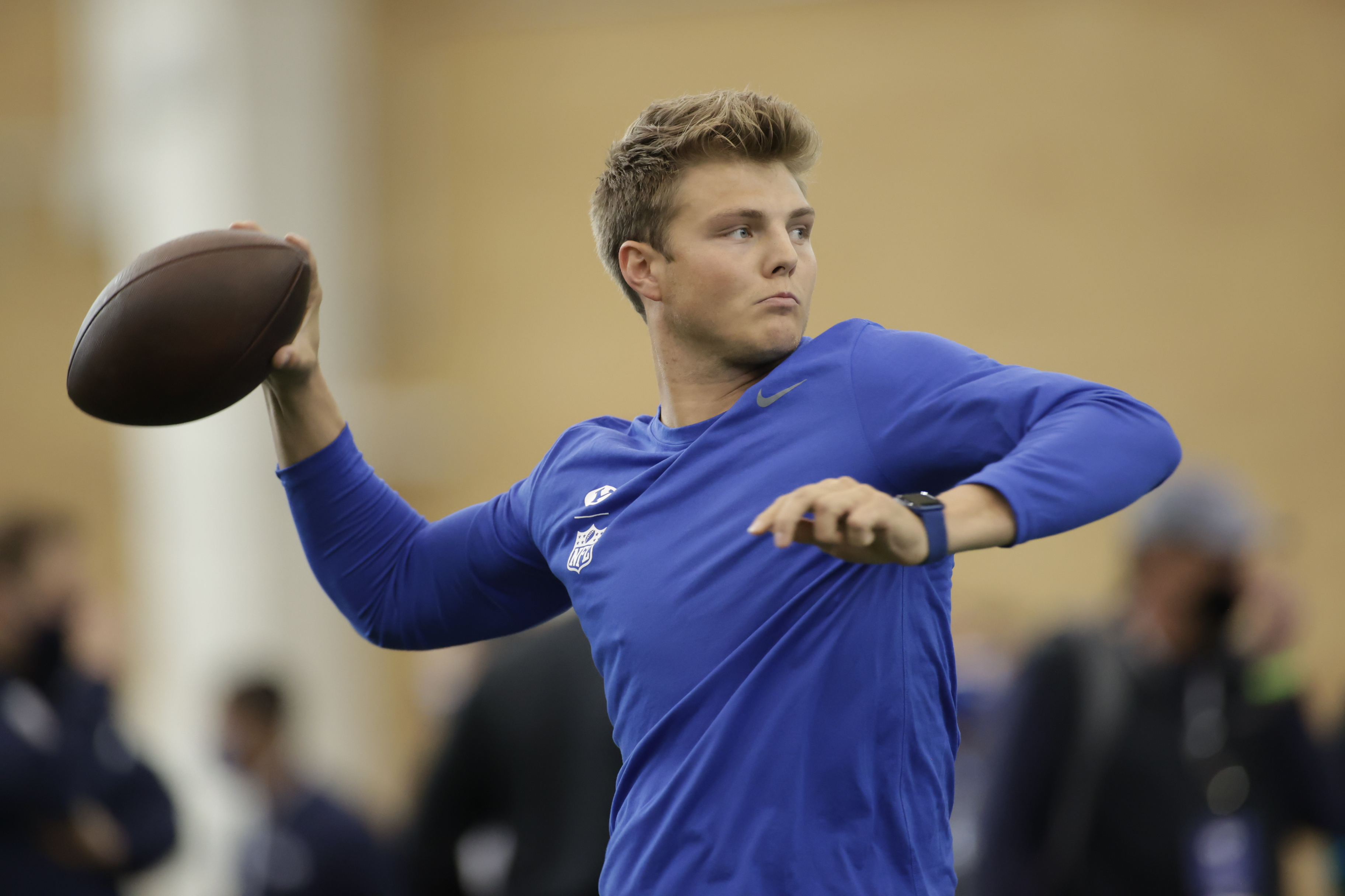 Social Media Explodes Following Zach Wilson's BYU Pro Day Throwing Session