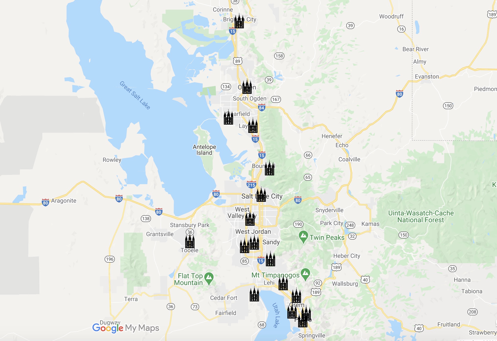 Here's an update on all the Latter-day Saint temples planned, under construction or renovation in Utah