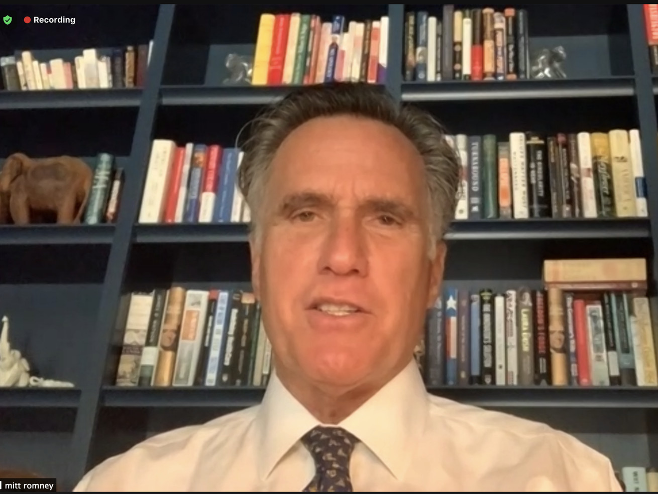 Sen. Mitt Romney, R-Utah, speaks to the Deseret News
and KSL editorial boards in Salt Lake City on Monday, March 29,
2021.