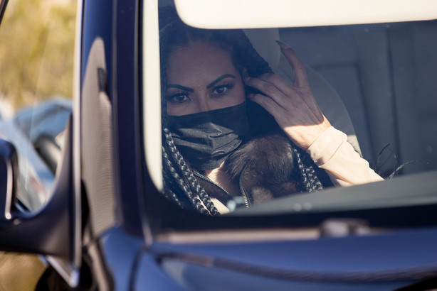 “The Real Housewives of Salt Lake City” star Jen Shah leaves the United States District Court in Salt Lake City on Tuesday, March , 30, 2021. Shah, who is married to an assistant football coach at the University of Utah, faces federal fraud charges in New York.