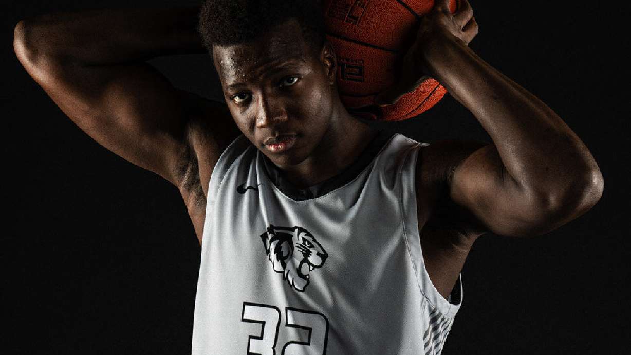 BYU signee Fousseyni Traore prior to the 2020-21 season with Wasatch Academy.