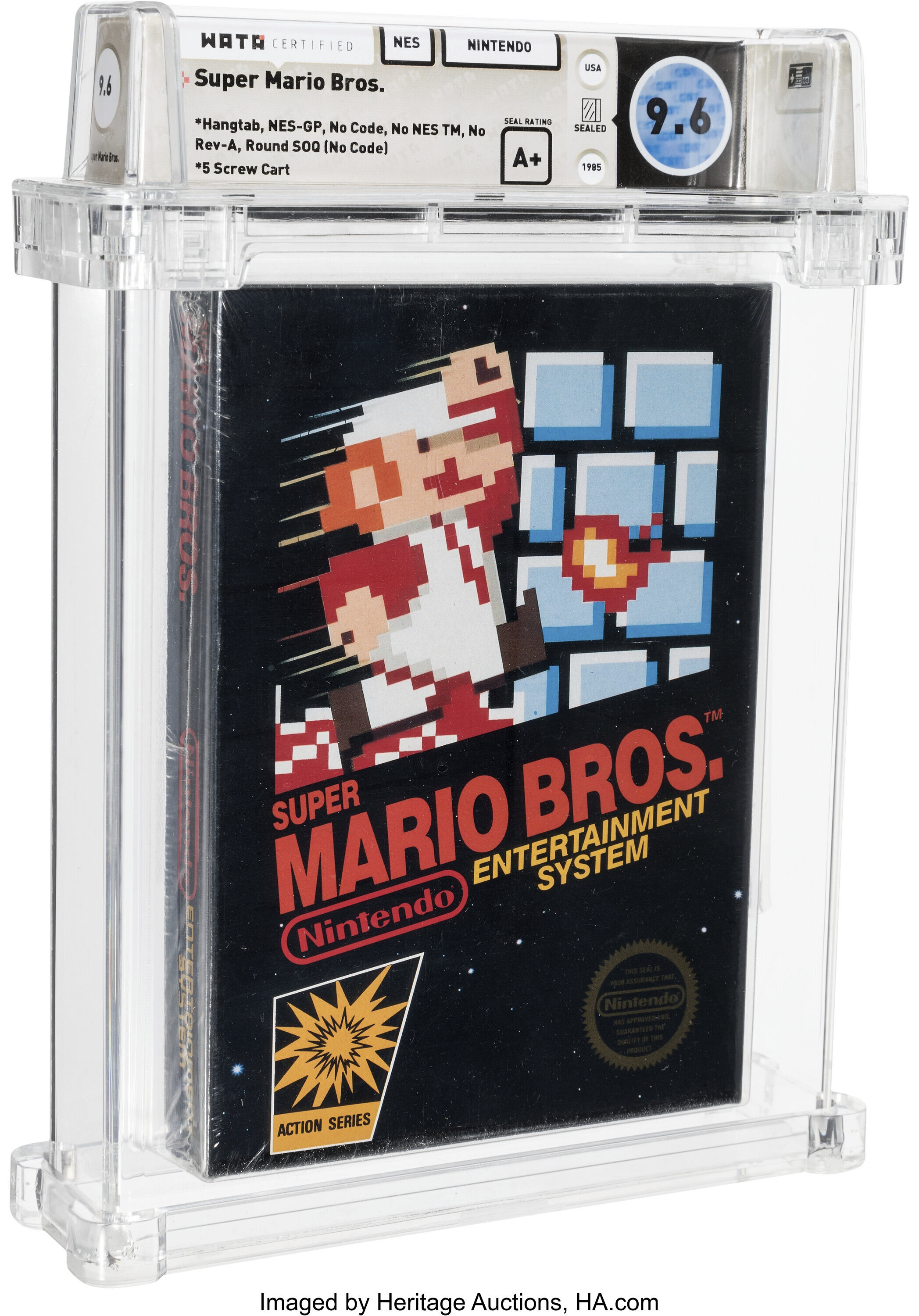 Unopened Super Mario Bros. game from 1986 sells for $660,000