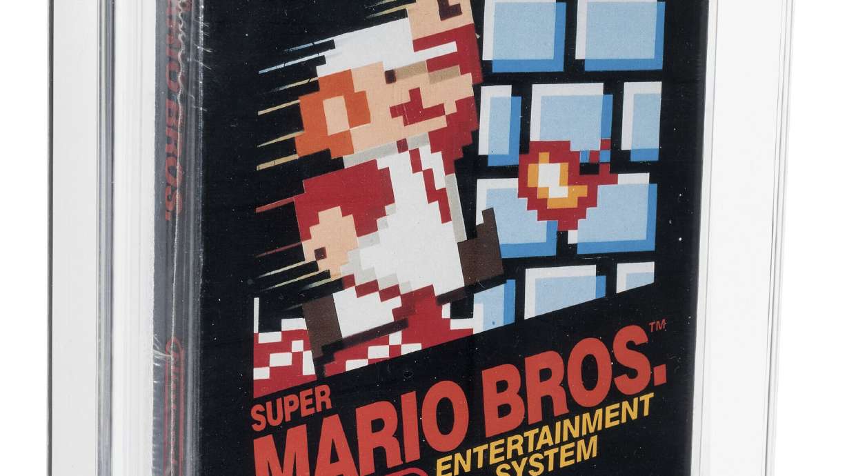 Unopened Super Mario Bros. game from 1986 sells for $660,000