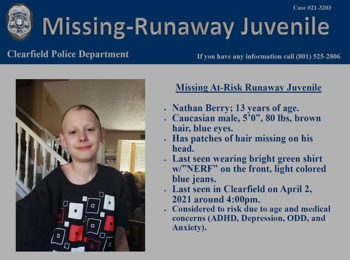 Clearfield missing teen located