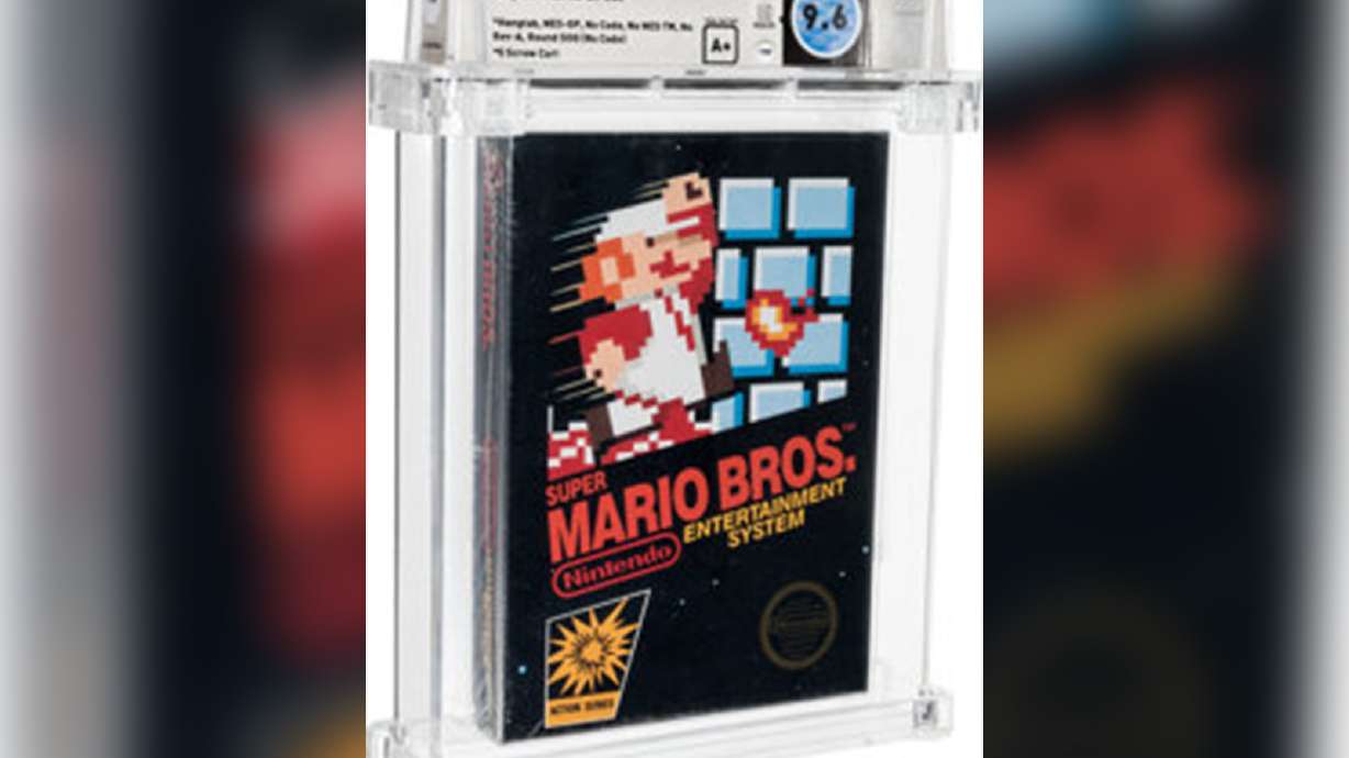 Rare Super Mario Bros. game sells for a record $660,000