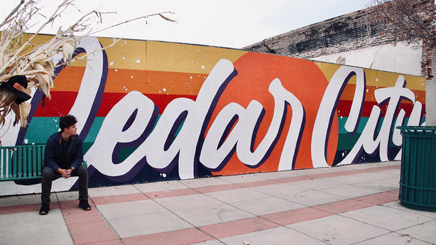 Cedar City Mural on Center Street
