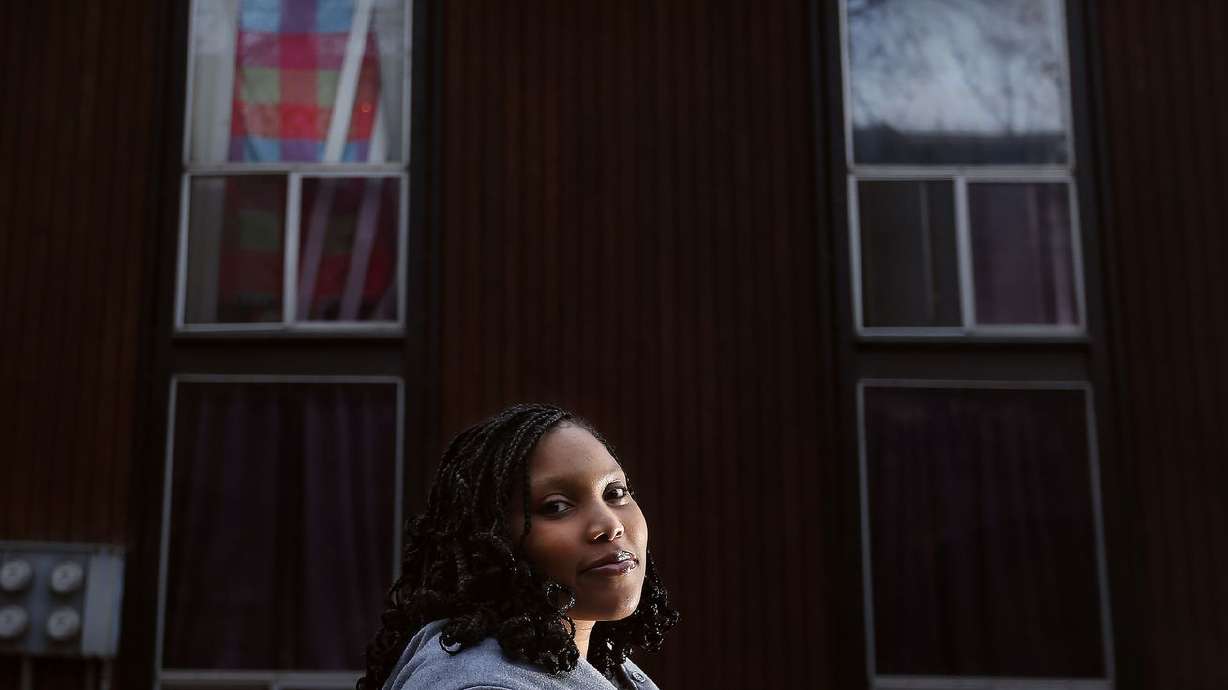 Jasmine Walton is photographed at her rental apartment
in Salt Lake City on Wednesday, March 10, 2021. Walton and her
fiancé are in the process of trying to buy their first home.