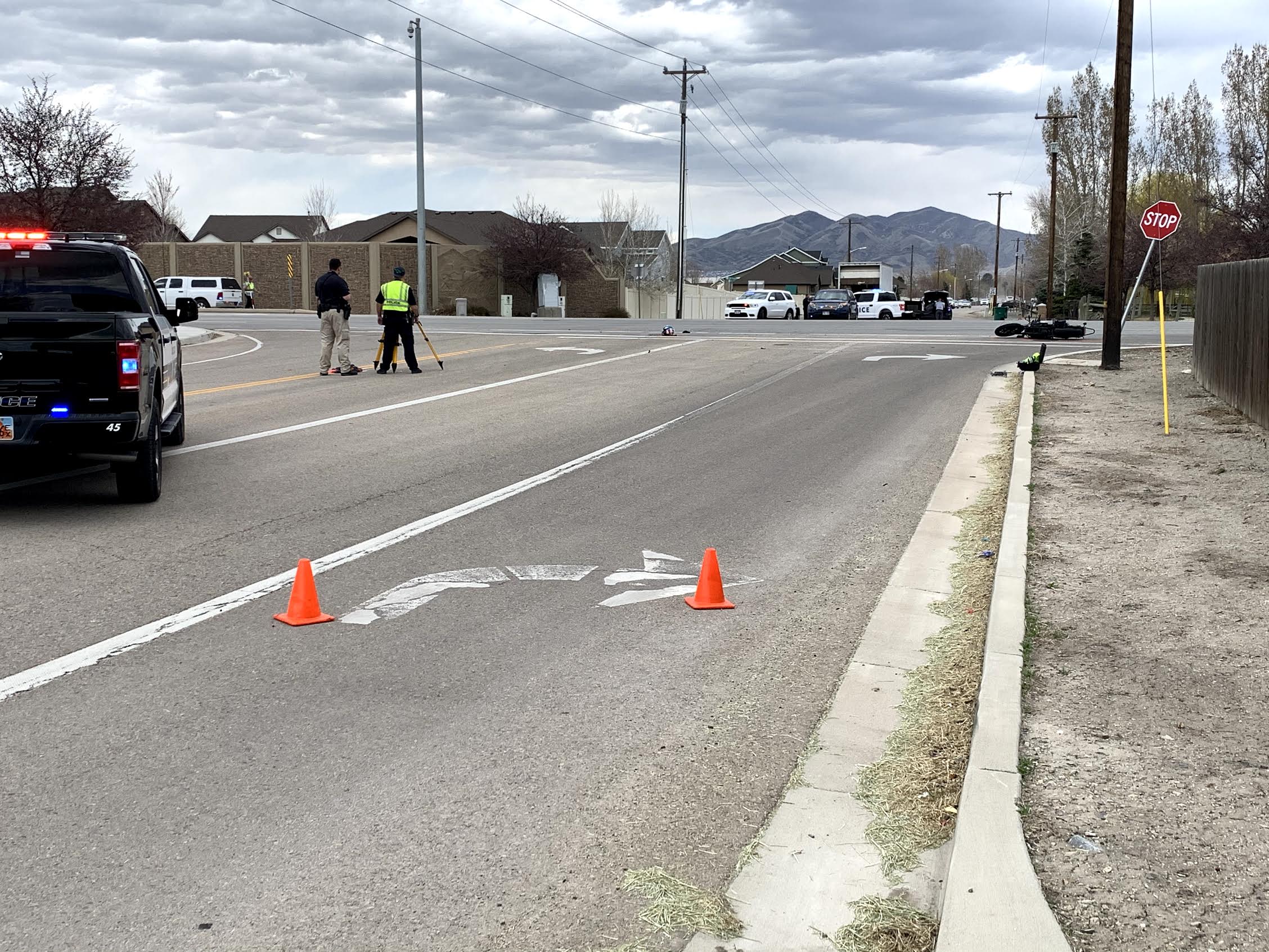 Motorcyclist dies in Lehi after collision with van that failed to yield, police say