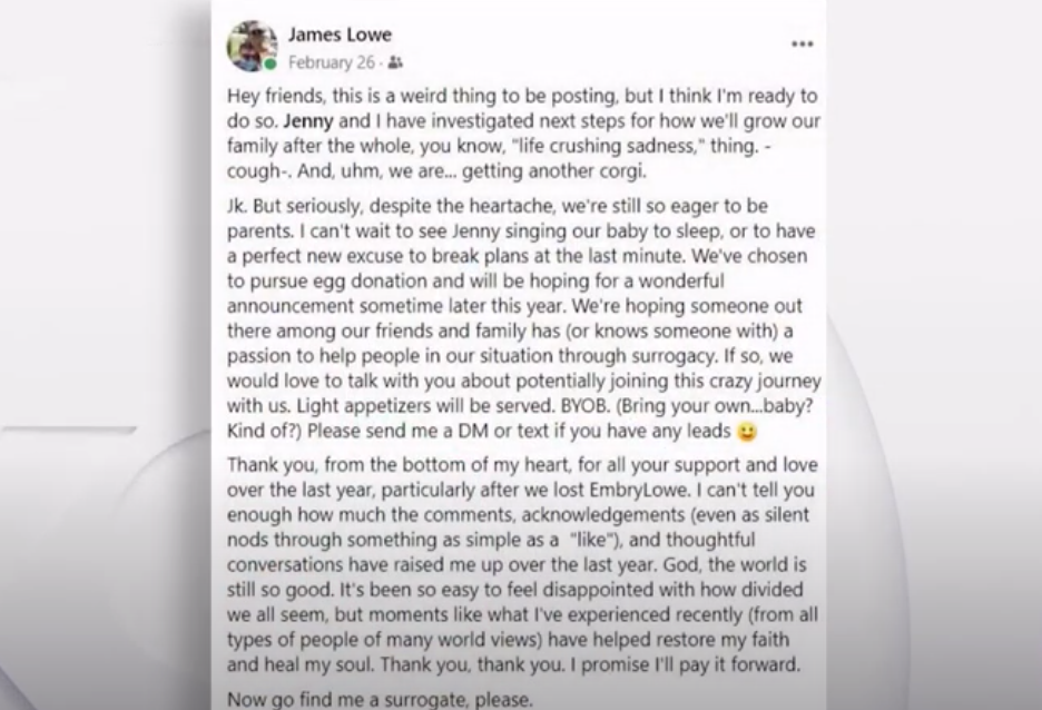 1 life created, 2 saved through Utah couple's fertility challenges