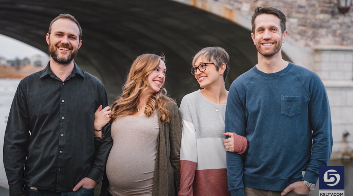 From left: Ben Bigelow, Brianna Bigelow, Jen Lowe and James Lowe.