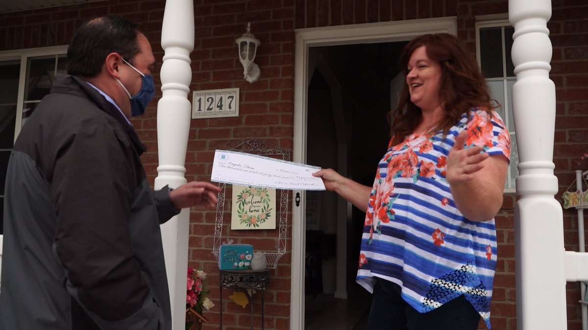 Angela Sloan learns HUD has owed her money since she refinanced her home in 2004.