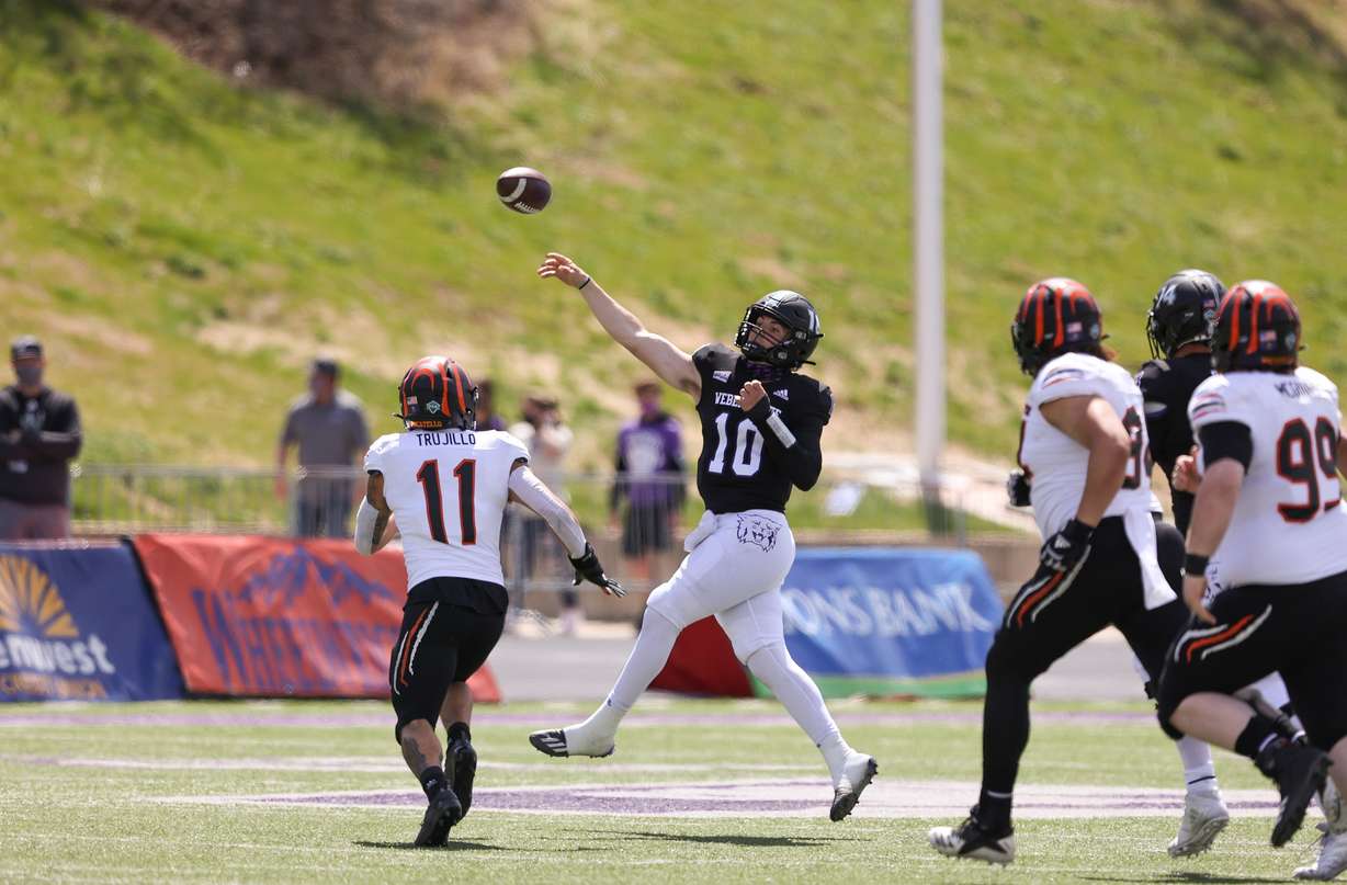Weber State faces Idaho State on Saturday, April 10, 2021 in Ogden. (Photo: Robert Casey, Weber State Athletics)