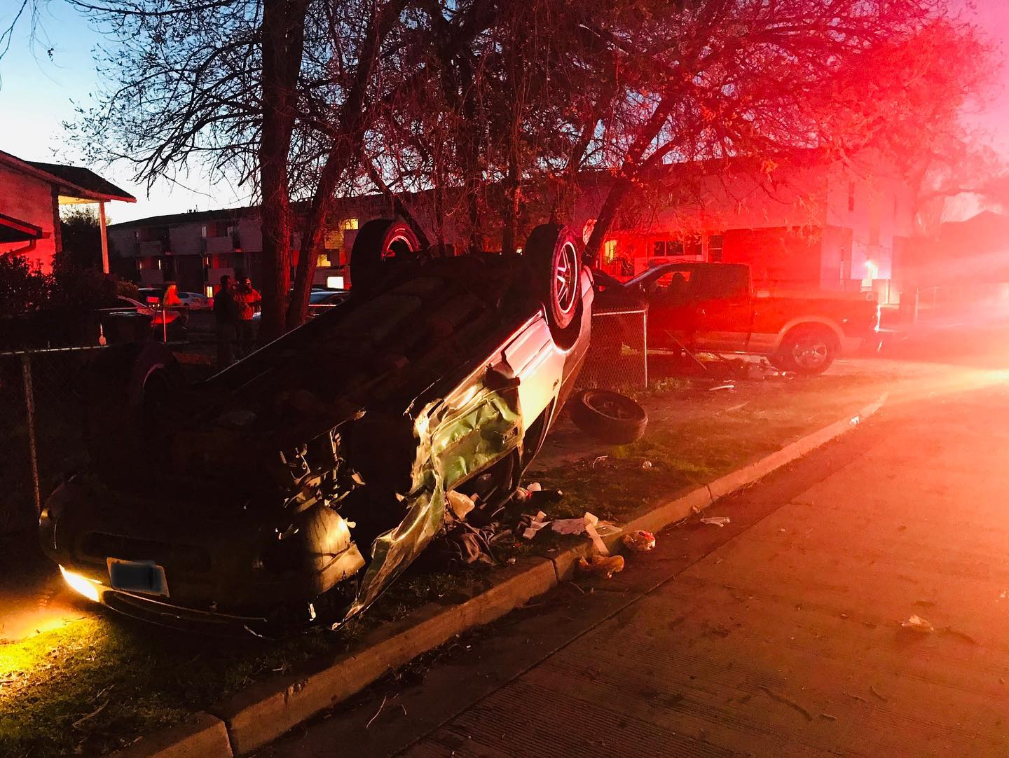 4 people hospitalized after rollover crash in Salt Lake City