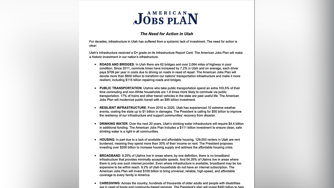 Report "The Need for Action in Utah."