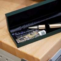 Utah man shapes pens out of his old high school gym floor