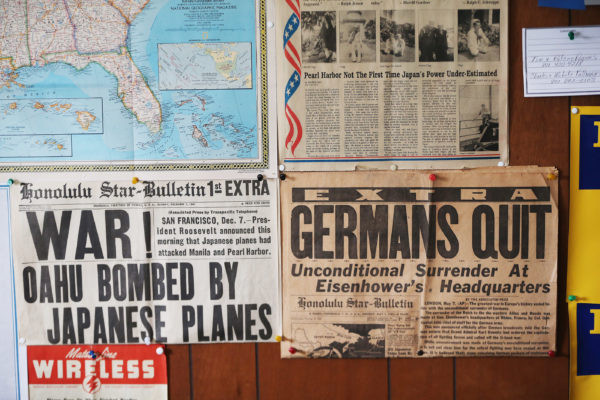 Memorabilia of Ken Potts at his home in Provo Thursday, Nov. 17, 2016. Potts is one of five men still alive who served on the USS Arizona during the attack Dec. 7, 1941.
Memorabilia of Ken Potts at his home in Provo Thursday, Nov. 17, 2016. Potts is one of five men still alive who served on the USS Arizona during the attack Dec. 7, 1941.