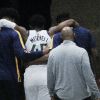 Donovan Mitchell has to be helped off the court in Jazz win over Pacers