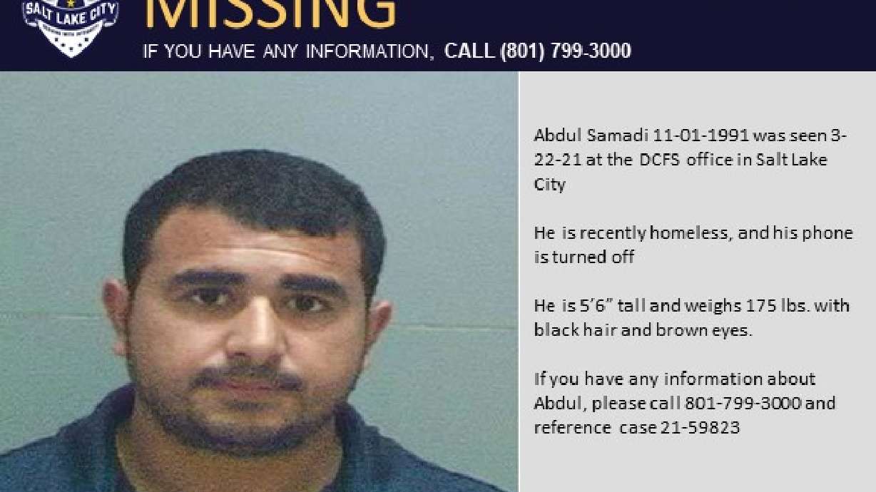 Salt Lake police searching for man missing since late March