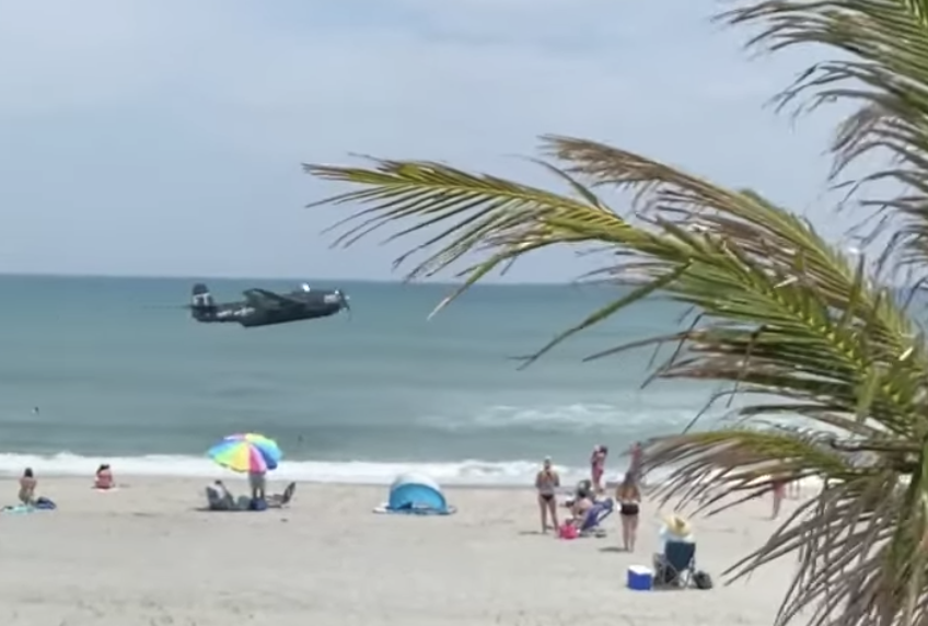 Have You Seen This? Torpedo bomber invades Florida beach