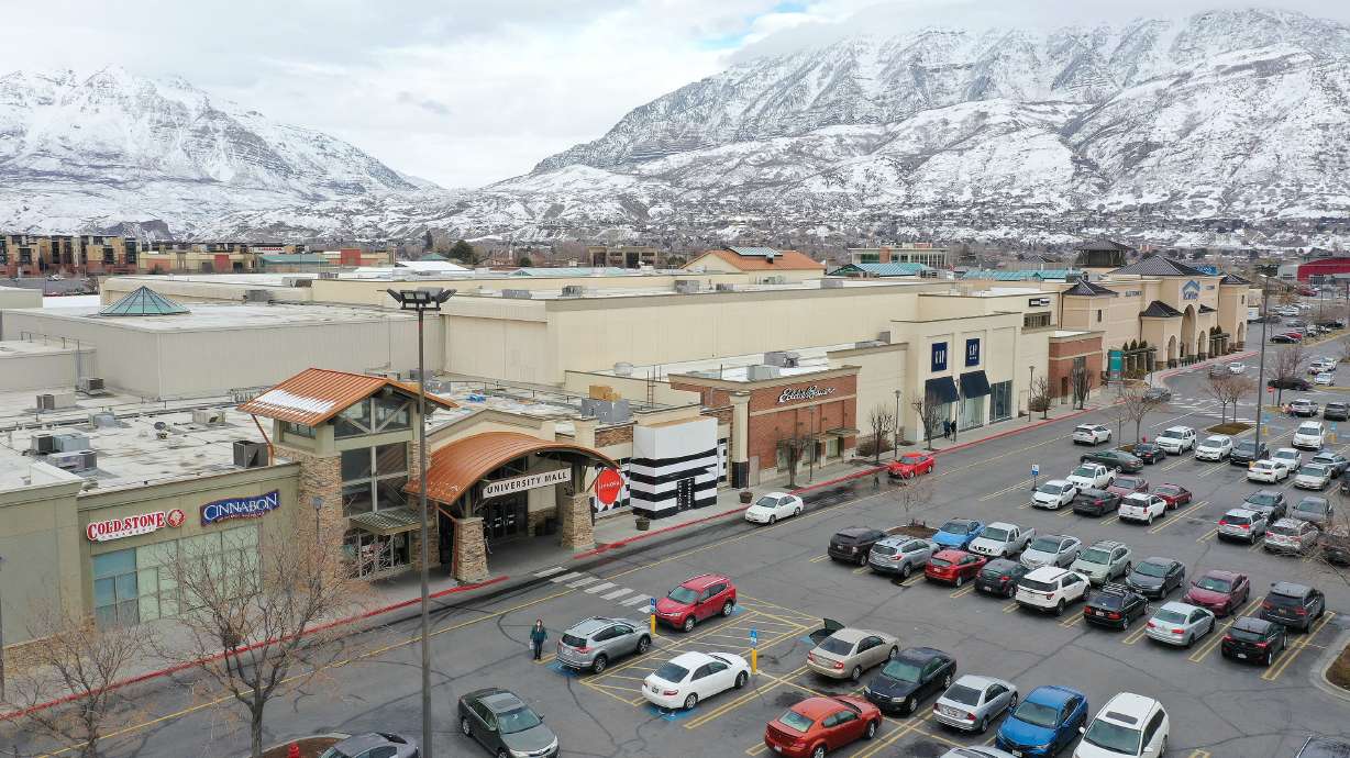 University Place mall in Orem is pictured on Friday Feb. 19, 2021.