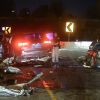 Man arrested in fatal wrong-way crash on freeway charged in domestic violence incident