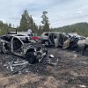 6 taken to the hospital following fiery head-on collision in Kane County