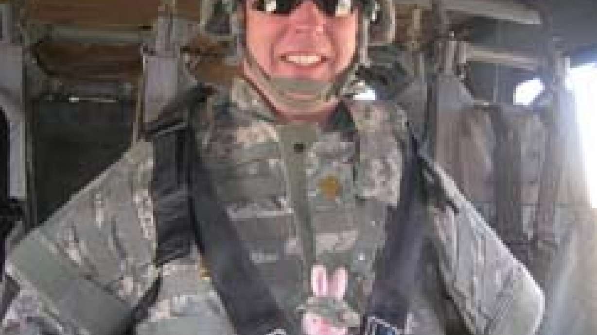 Soldier Sends Pictures of 'Combat Bunny'