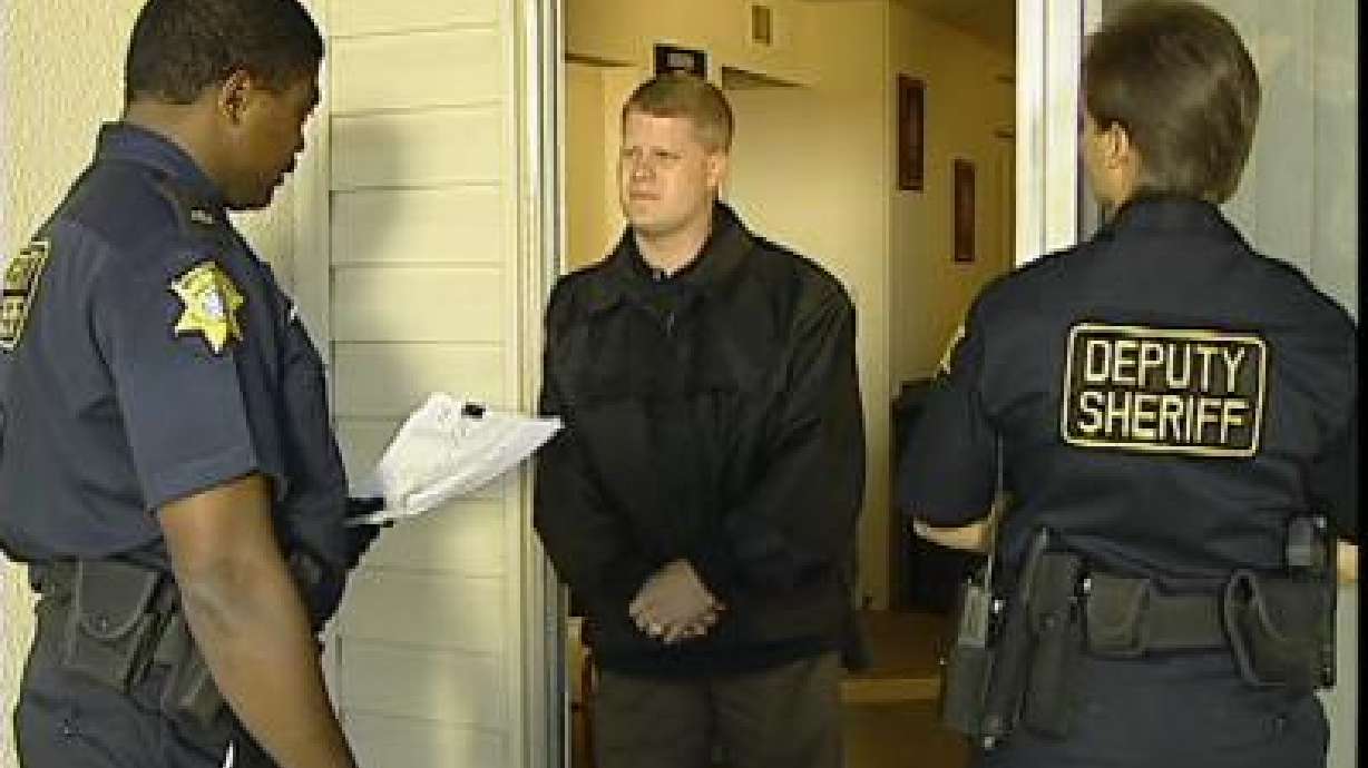 SURE, COME ON IN OFFICER