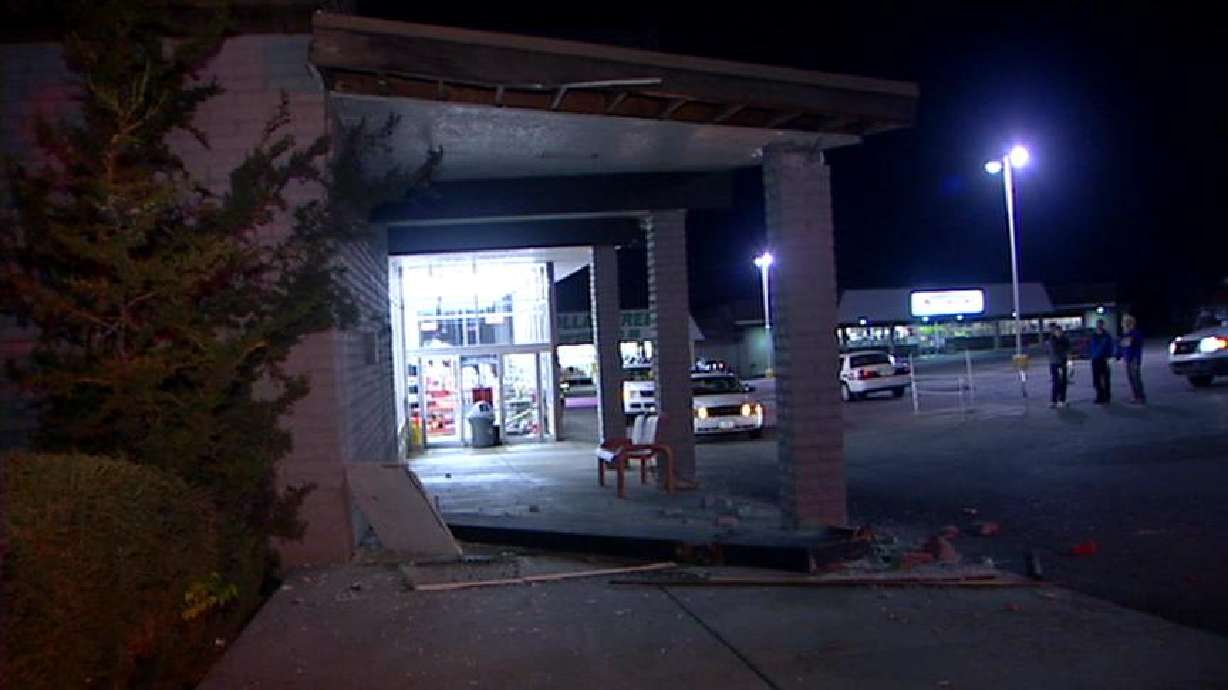 Semi Smashes Into Side of Store