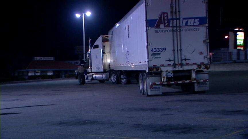 Semi Smashes Into Side of Store