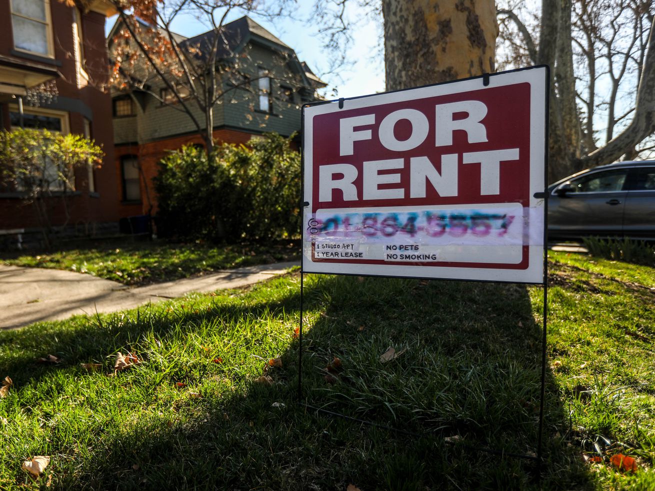 A residence for rent in Salt Lake City is pictured on
Friday, April 9, 2021.
