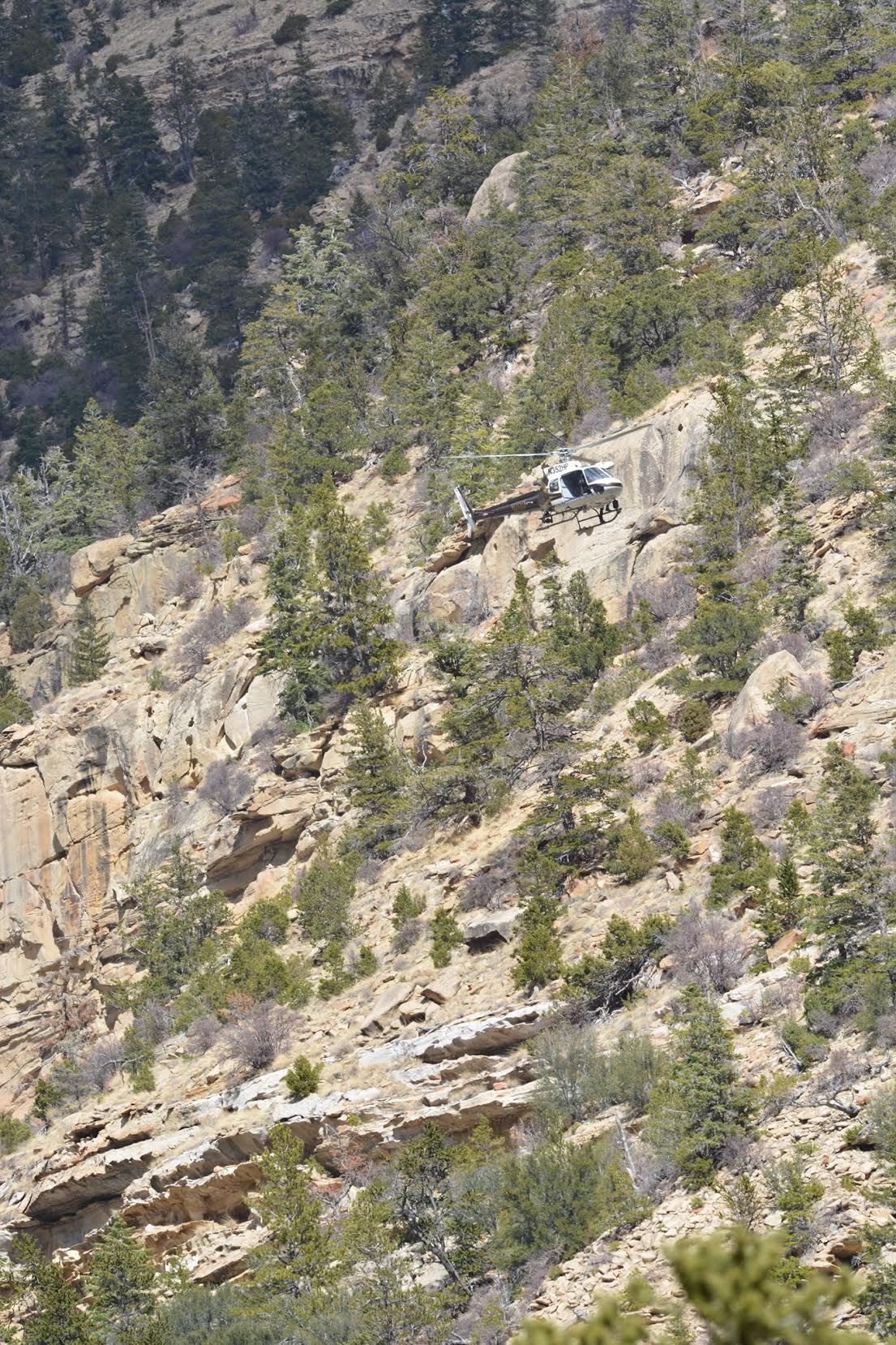 Personnel from Emery County Sheriff’s Office and Search and Rescue searched on the ground and the State DPS helicopter searched from above.