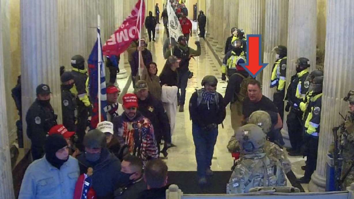 Willard Jake Peart, of Toquerville, Utah, faces federal
charges for allegedly entering the U.S. Capitol during the Jan. 6,
2021 insurrection.