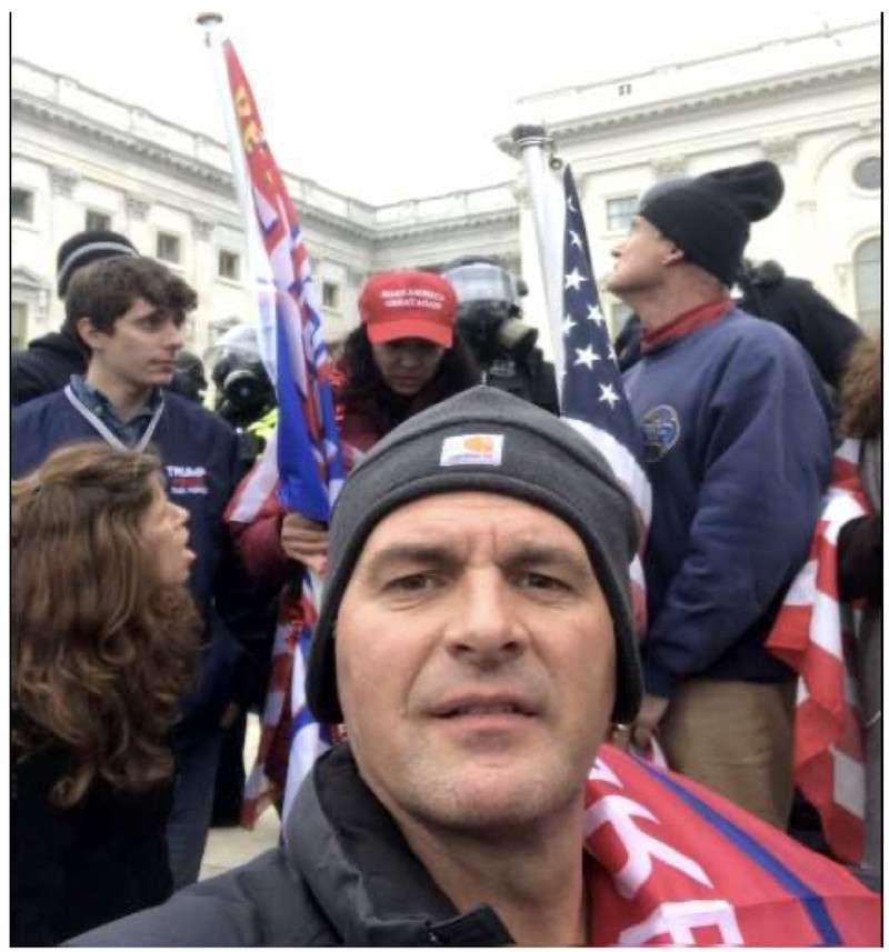 Willard Jake Peart, of Toquerville, Utah, faces federal
charges for allegedly entering the U.S. Capitol during the Jan. 6,
2021 insurrection.