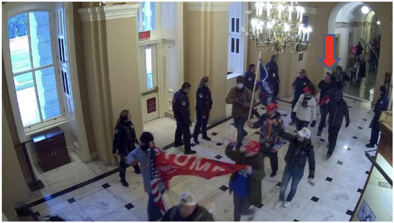 Willard Jake Peart, of Toquerville, Utah, faces federal
charges for allegedly entering the U.S. Capitol during the Jan. 6,
2021 insurrection.
