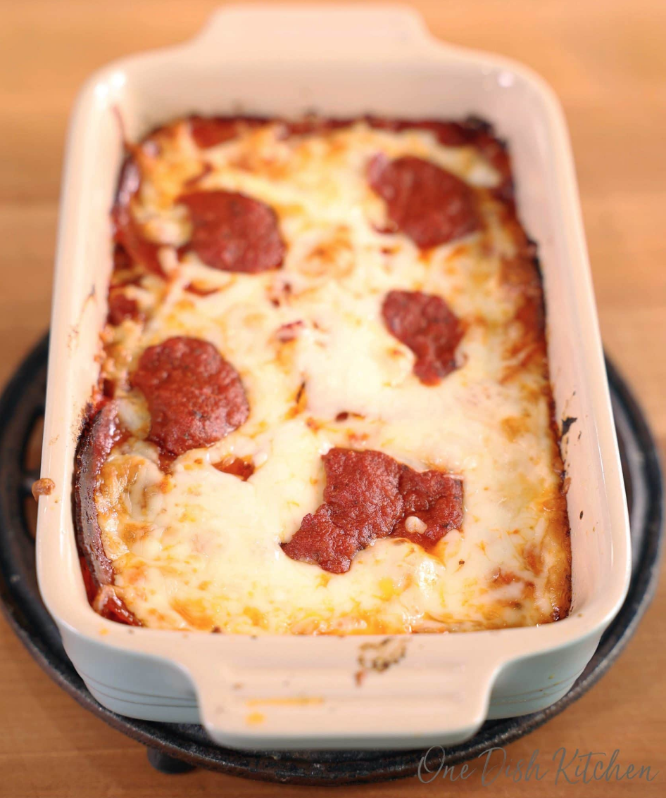 Detroit Style Pizza For One