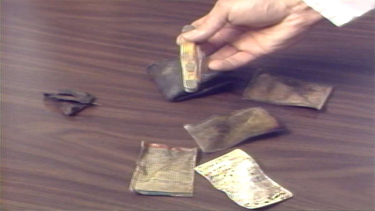 Items located with the skeletal remains of missing hunter Rudolph Bertagnole included his wallet, a pocket calendar, Bertagnole’s driver license card and his wallet.