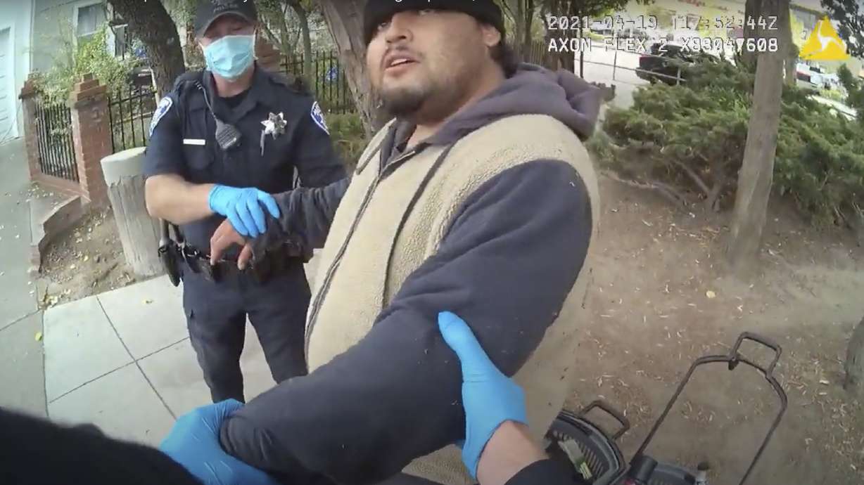 Video shows California man pinned by officers before he dies