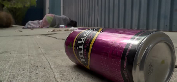 A property owner calls on city and state leaders, and police, to close a homeless camp near 500 West and 900 South in Salt Lake City Tuesday, April 27, 2021.