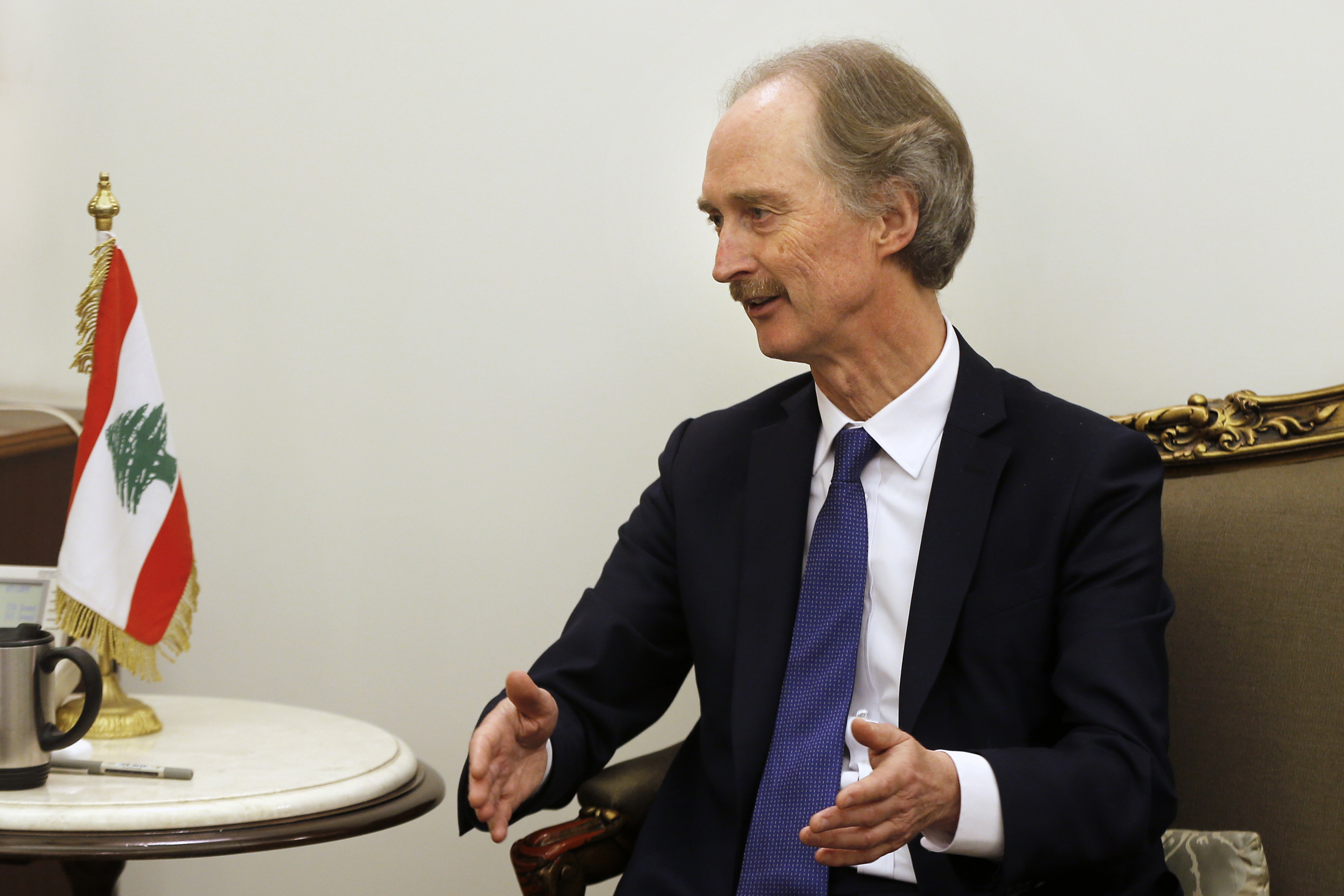 UN Syria envoy says there's interest in stepped up diplomacy