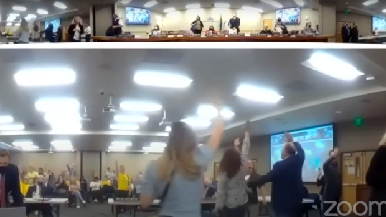 The Granite Board of Education meeting in South Salt Lake on May 4 came to an abrupt end after a group of attendees became agitated when one was not allowed to address the board. Several now face criminal charges.