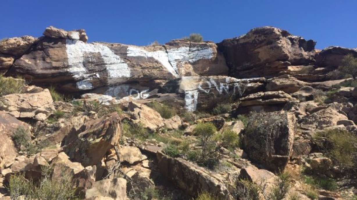 A 'pernicious problem': How experts hope to stop ongoing defacement of Utah's public lands