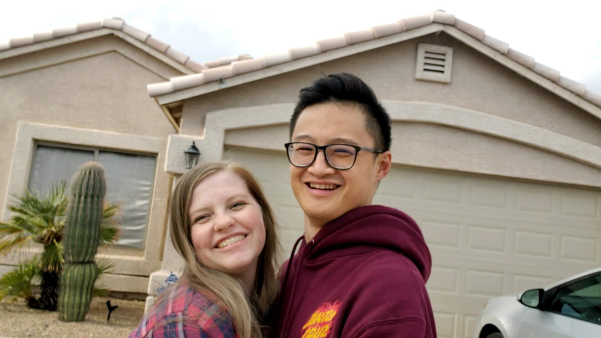 Erin and Kevin Lu bought a house in Phoenix after being outbid on a prior offer.