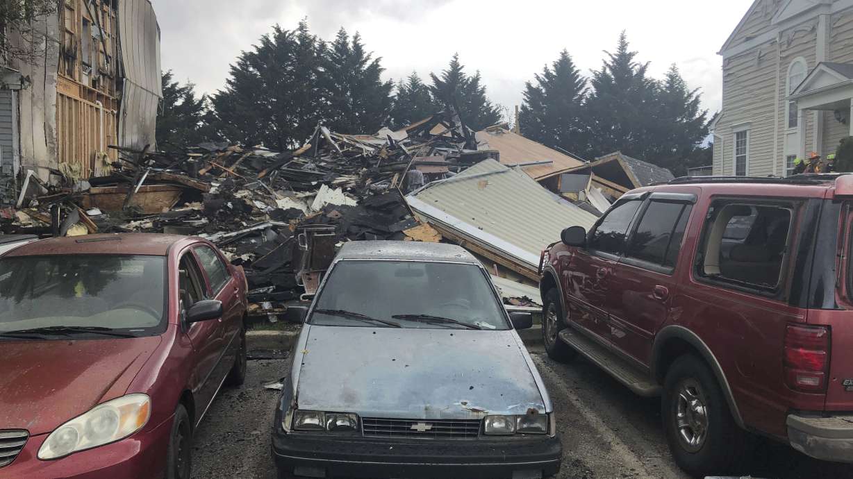 Police: Maryland man killed 3 neighbors, set house ablaze